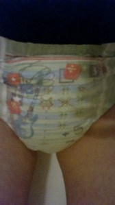 diaper, subversive smiley face