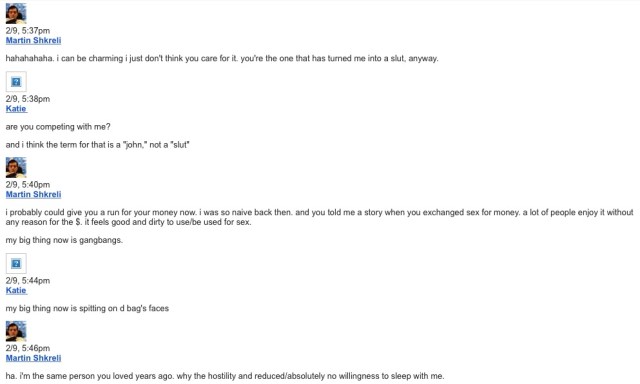 Martin Shkreli Facebook 2 Redacted